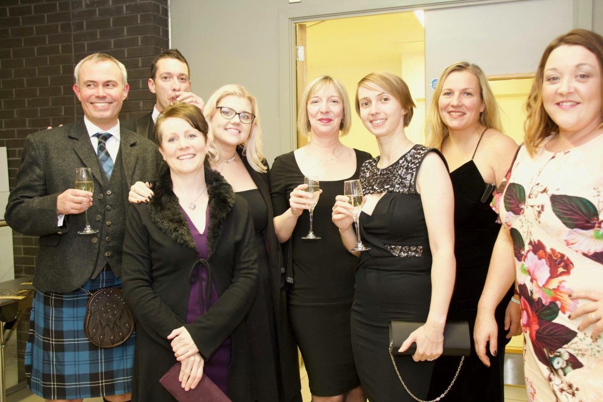 The Staffordshire team including franchise owner, Sarah White