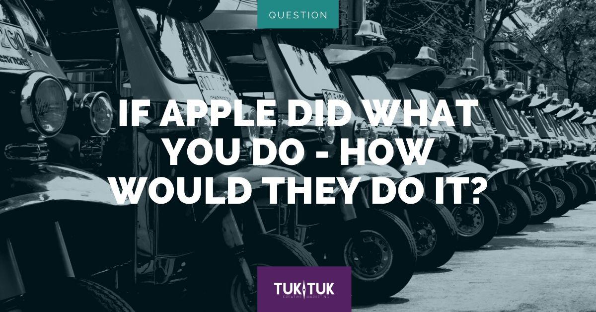 Apple Marketing blog graphic