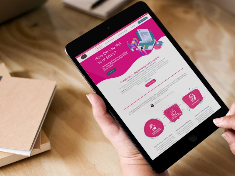 The Market Avenue website displayed on an iPad Pro