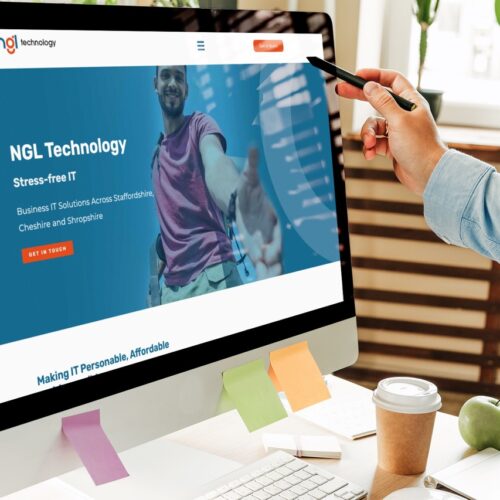 The website designed for Stoke-on-Trent IT experts NGL Technology.