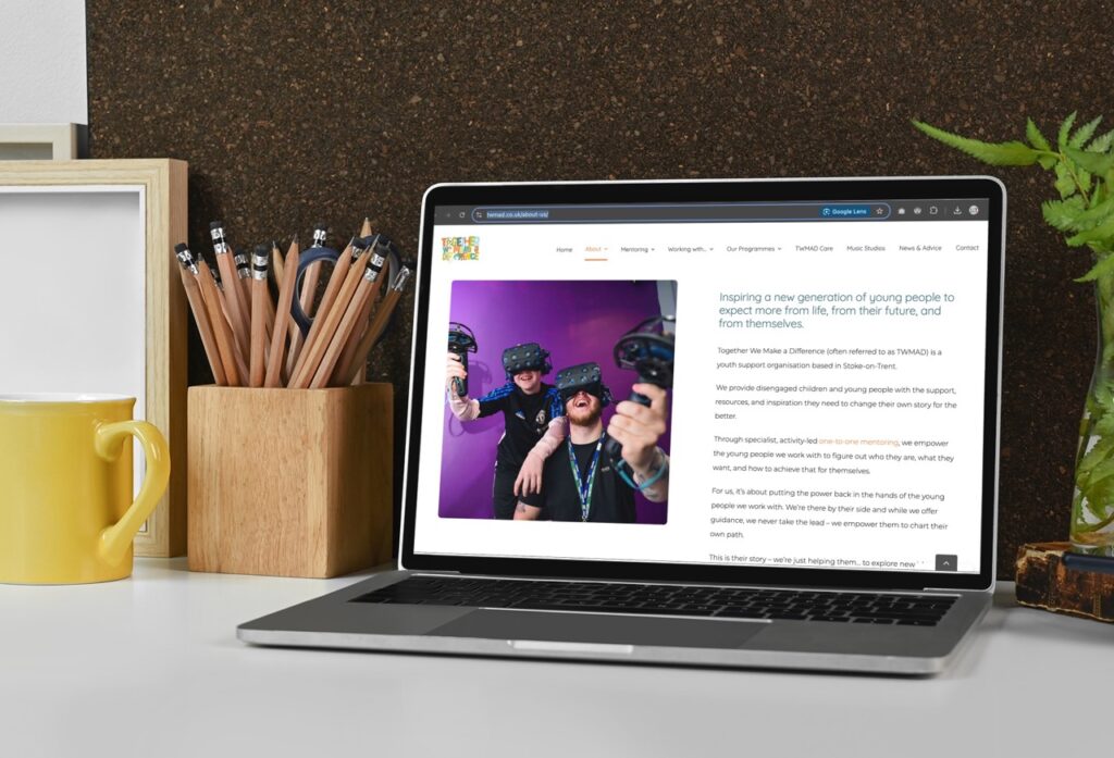 TWMAD About website Page design